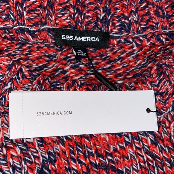 525 America Melange Dolman Sleeve Sweater  Chunky Knit Multicolored NEW Women XL - Picture 5 of 9